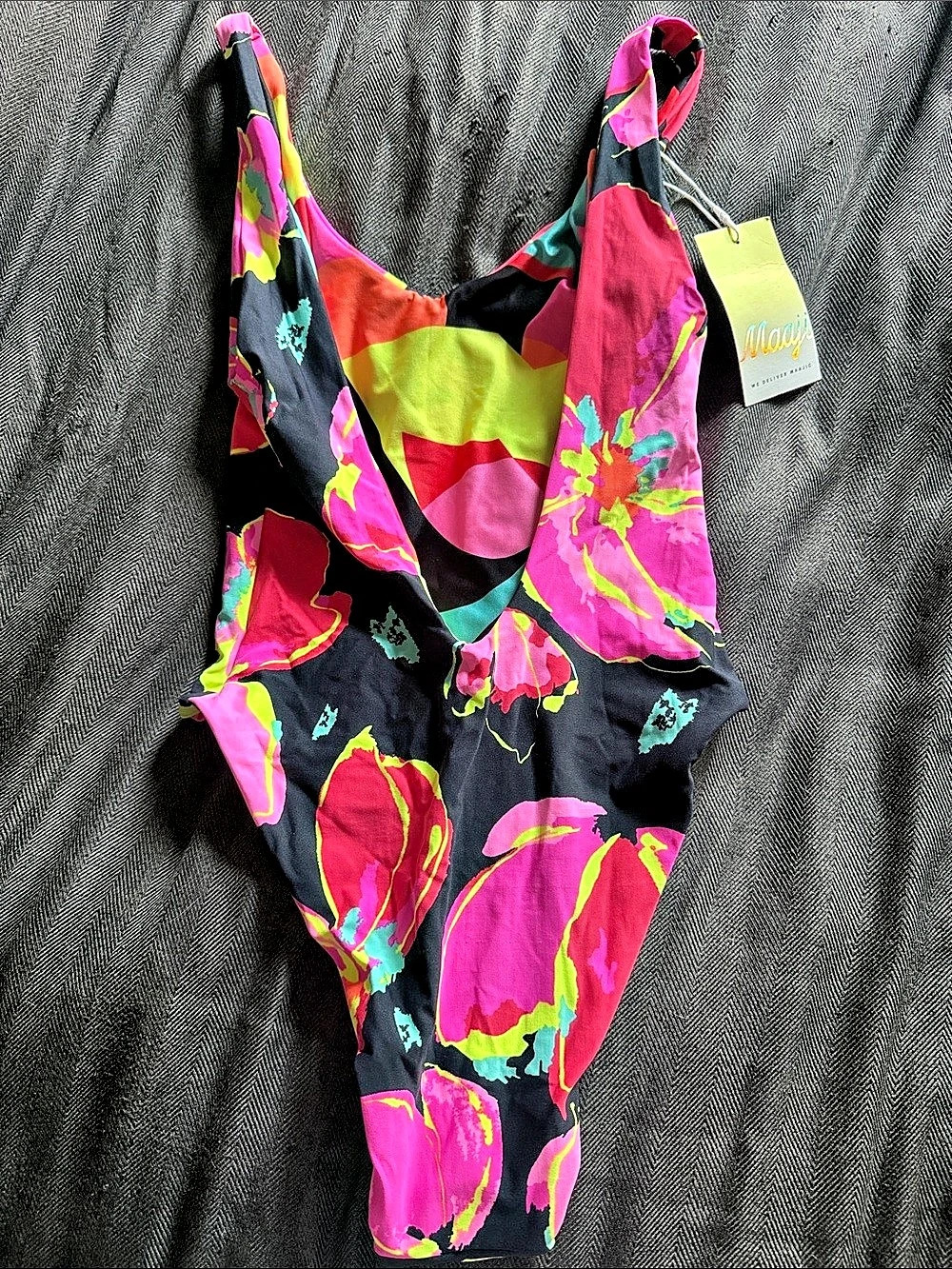 Floral Print One-Piece Swimsuit NWT